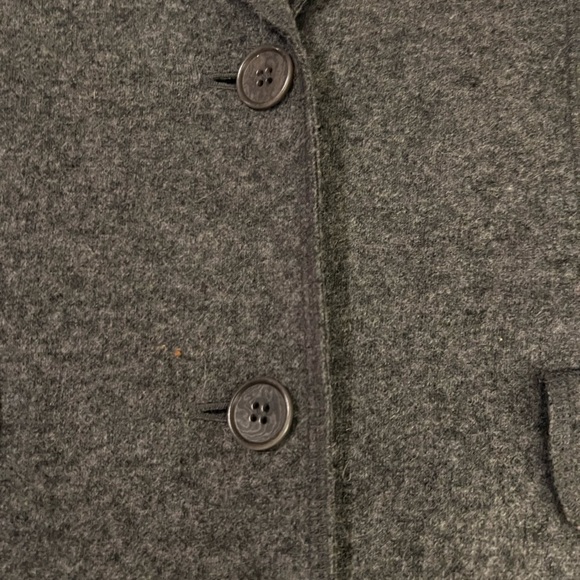 Talbots Unlined Wool/Nylon Gray Women’s Size 8 Jacket, excellent condition - Picture 3 of 11